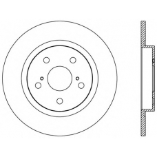 BDR2523.10 OPEN PARTS Тормозной диск