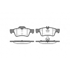 P8913.00 WOKING Комплект тормозных колодок, дисковый тормоз