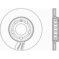 BDR2066.20 OPEN PARTS Тормозной диск