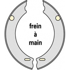 M746 MGA Комплект тормозных колодок, стояночная тормозная с
