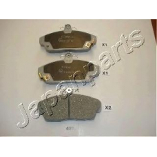 PA-427AF JAPANPARTS Комплект тормозных колодок, дисковый тормоз