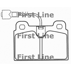 FBP1070 FIRST LINE Комплект тормозных колодок, дисковый тормоз