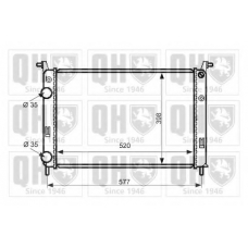 QER2391 QUINTON HAZELL Радиатор, охлаждение двигателя