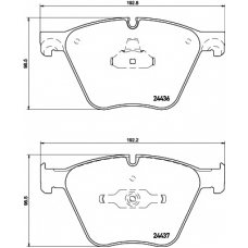 8DB 355 020-121 HELLA PAGID Комплект тормозных колодок, дисковый тормоз