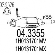 04.3355 MTS Катализатор