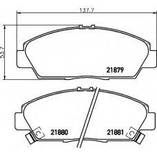 8DB 355 016-631 HELLA Комплект тормозных колодок, дисковый тормоз