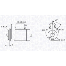 063521210300 MAGNETI MARELLI Стартер