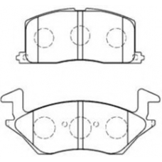 A1N043 AISIN Комплект тормозных колодок, дисковый тормоз