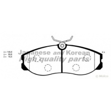 N009-75 ASHUKI Комплект тормозных колодок, дисковый тормоз