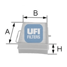 53.066.00 UFI Фильтр, воздух во внутренном пространстве