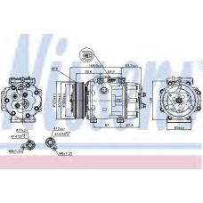89143 NISSENS Компрессор, кондиционер