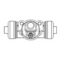 F 026 002 386 BOSCH Колесный тормозной цилиндр