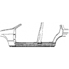 8105104 VAN WEZEL Накладка порога