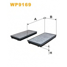 WP9169 WIX Фильтр, воздух во внутренном пространстве