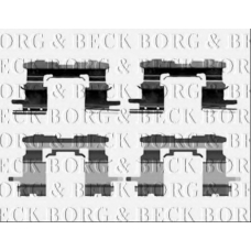 BBK1216 BORG & BECK Комплектующие, колодки дискового тормоза