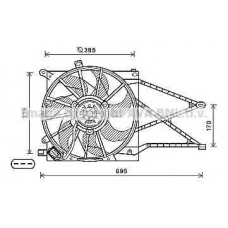 OL7649 AVA Вентилятор, охлаждение двигателя
