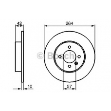 0 986 479 B85 BOSCH Тормозной диск