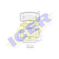 181375-202 ICER Комплект тормозных колодок, дисковый тормоз