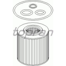 500 733 TOPRAN Масляный фильтр