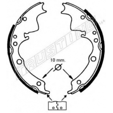 040.118 TRUSTING Комплект тормозных колодок