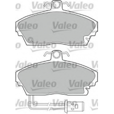 551606 VALEO Комплект тормозных колодок, дисковый тормоз