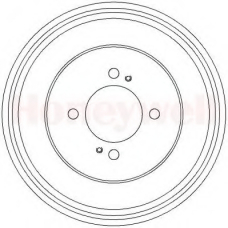 329325B BENDIX Тормозной барабан