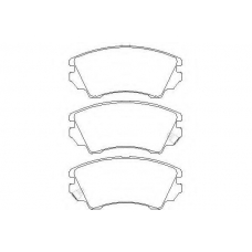 2441201 TEXTAR Комплект тормозных колодок, дисковый тормоз