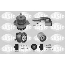 3906003 SASIC Водяной насос + комплект зубчатого ремня