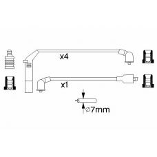 0 986 356 813 BOSCH Комплект проводов зажигания