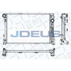 RA0171000 JDEUS Радиатор, охлаждение двигателя