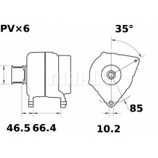 MG 325 MAHLE Генератор