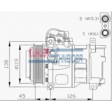 8402501 KUHLER SCHNEIDER Компрессор, кондиционер