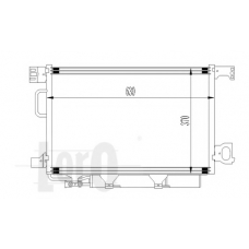 054-016-0022 LORO Конденсатор, кондиционер