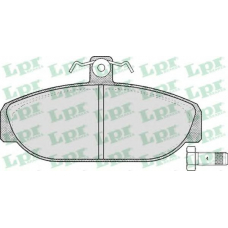 05P529 LPR Комплект тормозных колодок, дисковый тормоз