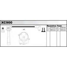XC900 QUINTON HAZELL Комплект проводов зажигания