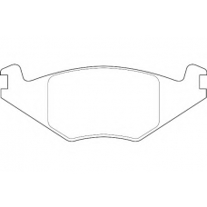 WBP20889A WAGNER LOCKHEED Комплект тормозных колодок, дисковый тормоз