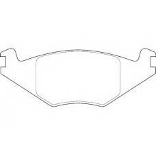 WBP20889A WAGNER LOCKHEED Комплект тормозных колодок, дисковый тормоз