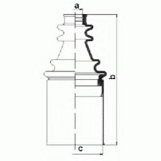 QJB1127 QUINTON HAZELL Комплект пылника, приводной вал