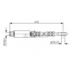 1 987 476 805 BOSCH Тормозной шланг