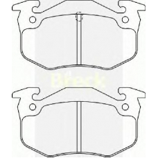 20635 00 702 10 BRECK Комплект тормозных колодок, дисковый тормоз