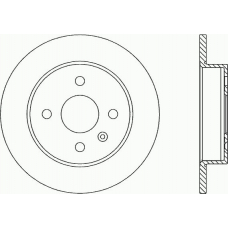 BDR1810.10 OPEN PARTS Тормозной диск