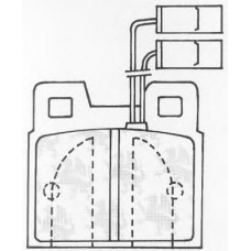 BP527 QUINTON HAZELL Комплект тормозных колодок, дисковый тормоз