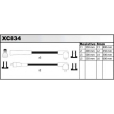 XC834 QUINTON HAZELL Ккомплект проводов зажигания