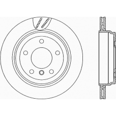 BDR2243.20 OPEN PARTS Тормозной диск