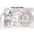 TYWH-ZZE150MF ASVA Ступица колеса
