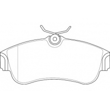 WBP21546A WAGNER LOCKHEED Комплект тормозных колодок, дисковый тормоз