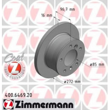 400.6469.20 ZIMMERMANN Тормозной диск