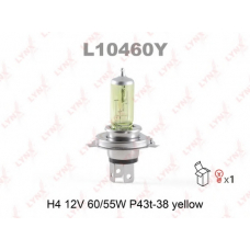 L10460Y LYNX L10460y лампа автомобильная h4 12v60/55w p43t-38 yellow lynx