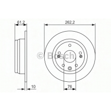 0 986 479 993 BOSCH Тормозной диск