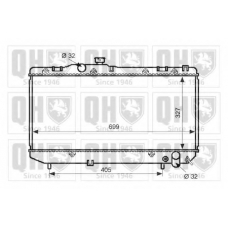 QER2509 QUINTON HAZELL Радиатор, охлаждение двигателя
